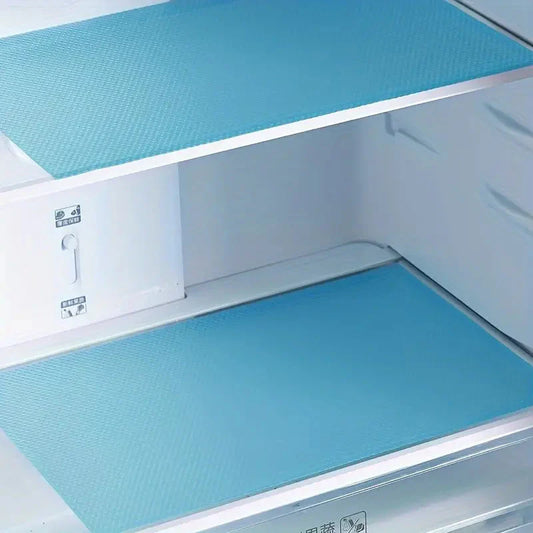 4-Piece Set: High-Quality Refrigerator Liners - Customizable Cabinet Mats