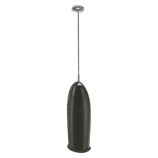 Bodum Schiuma Milk Frother - Black: Handheld Frother Wand for Coffee, Battery-Powered, Stainless Steel & Plastic