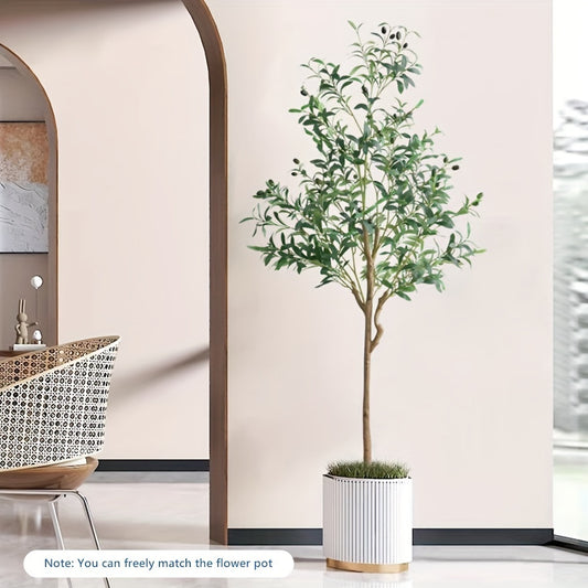 Olive Tree Simulation - Artificial Plant for Indoor/Outdoor Decoration