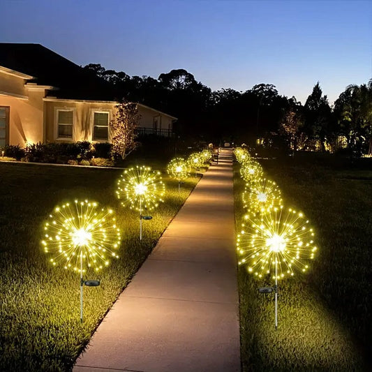 Solar-Powered Garden Lights with 60 LED and 8 Lighting Modes
